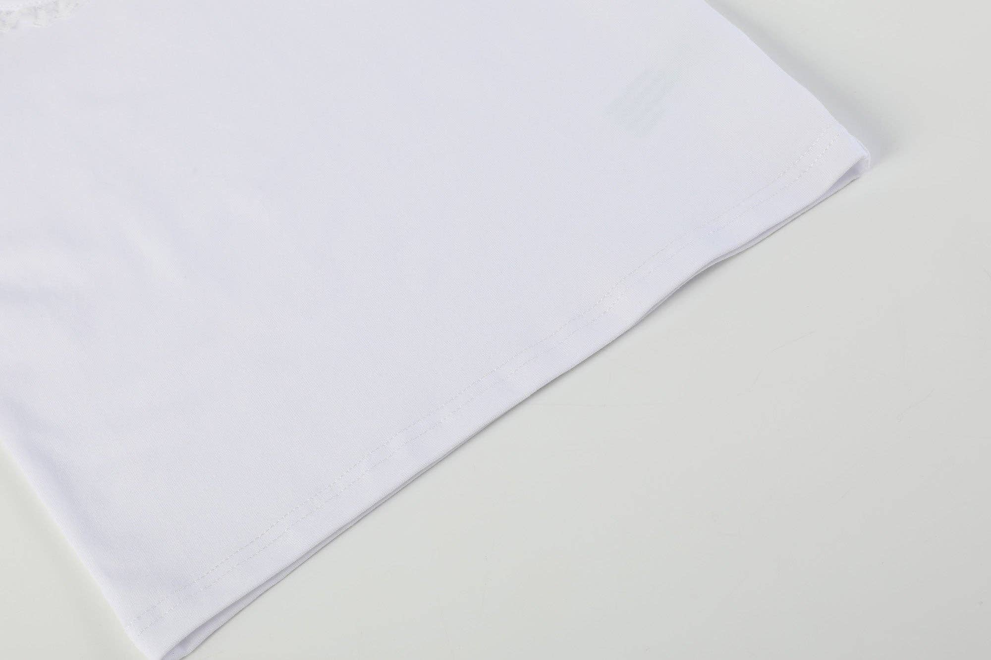 Classic White Peter Pan Laced Collar Blouse