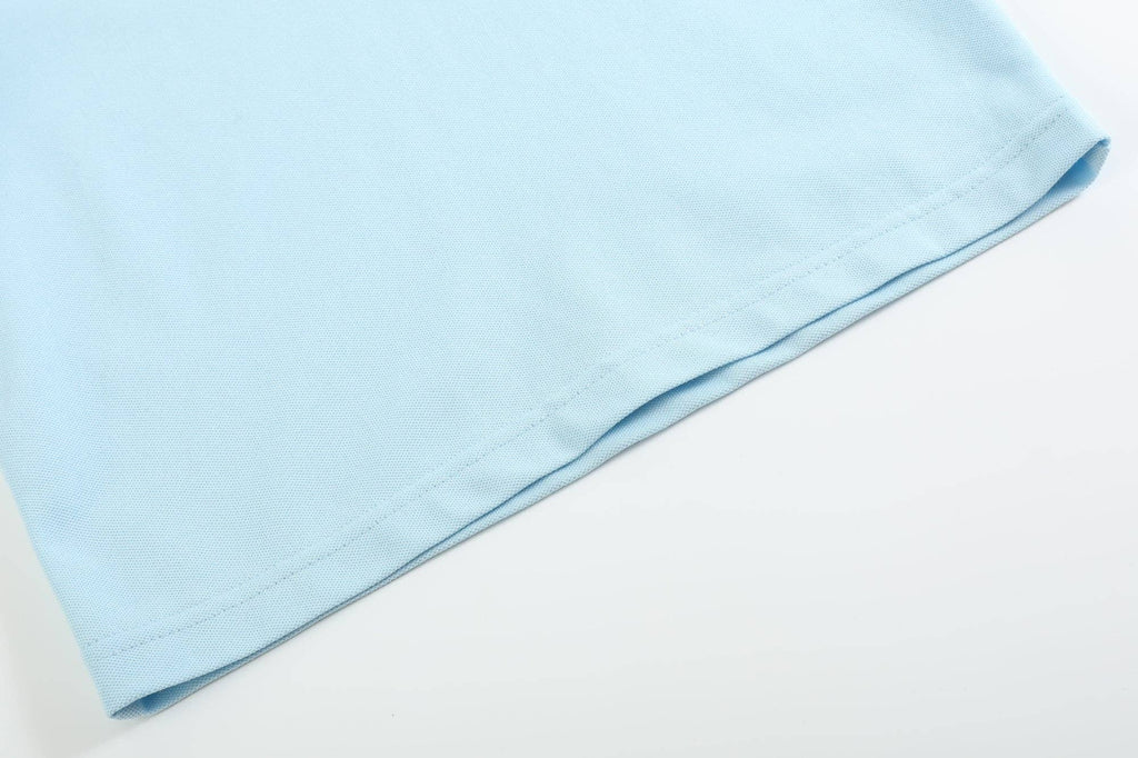 The Scottie - Light Blue Golf Hole Polo Shirt