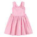The Bridget - Light Pink Ruffle Pinafore Jumper Dress