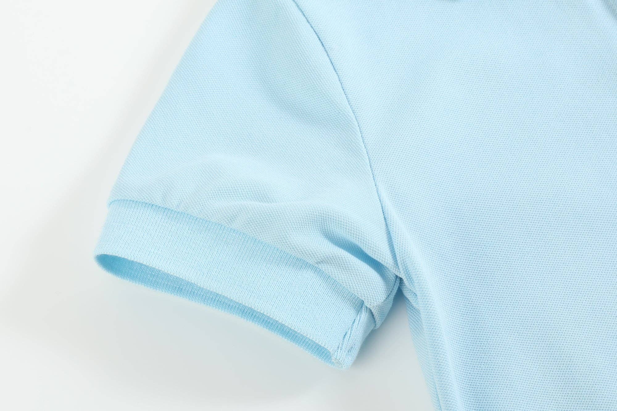 The Scottie - Light Blue Golf Hole Polo Shirt
