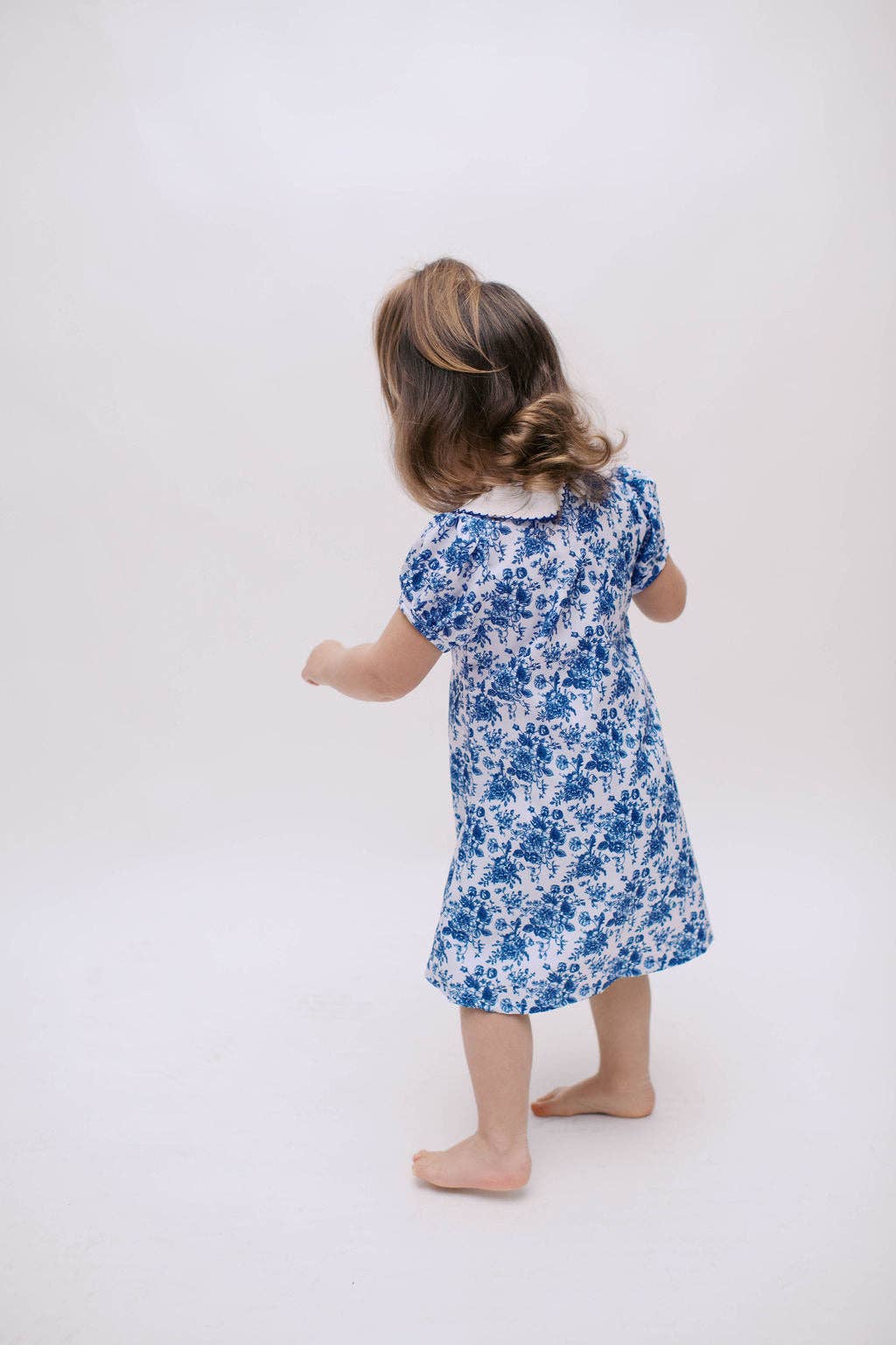 The Bailey Girl Blue Toile Dress