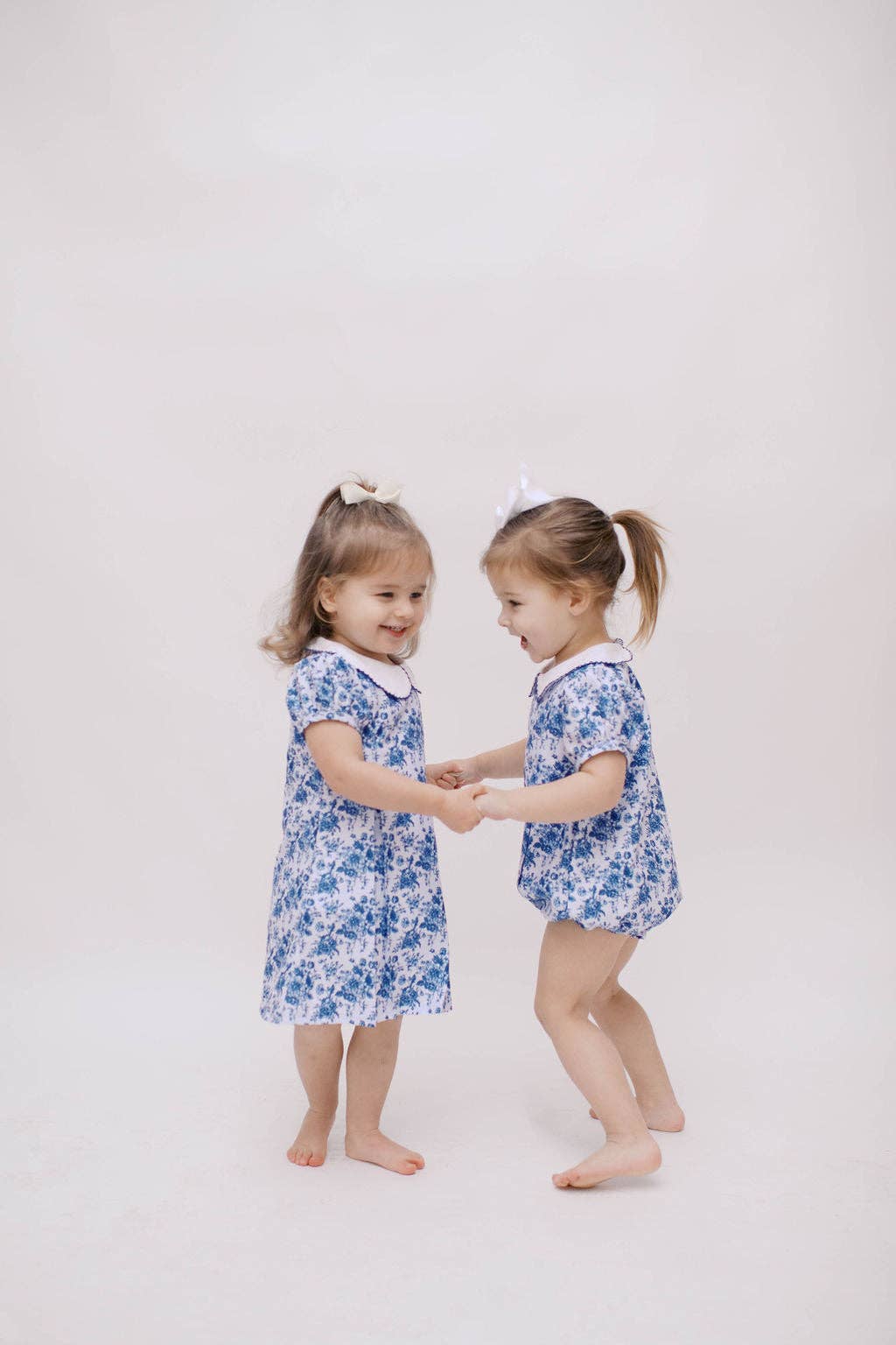 The Bailey Girl Blue Toile Dress