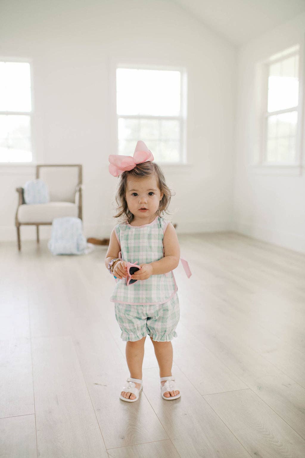 The Charlotte Girl Side Tie Short Set