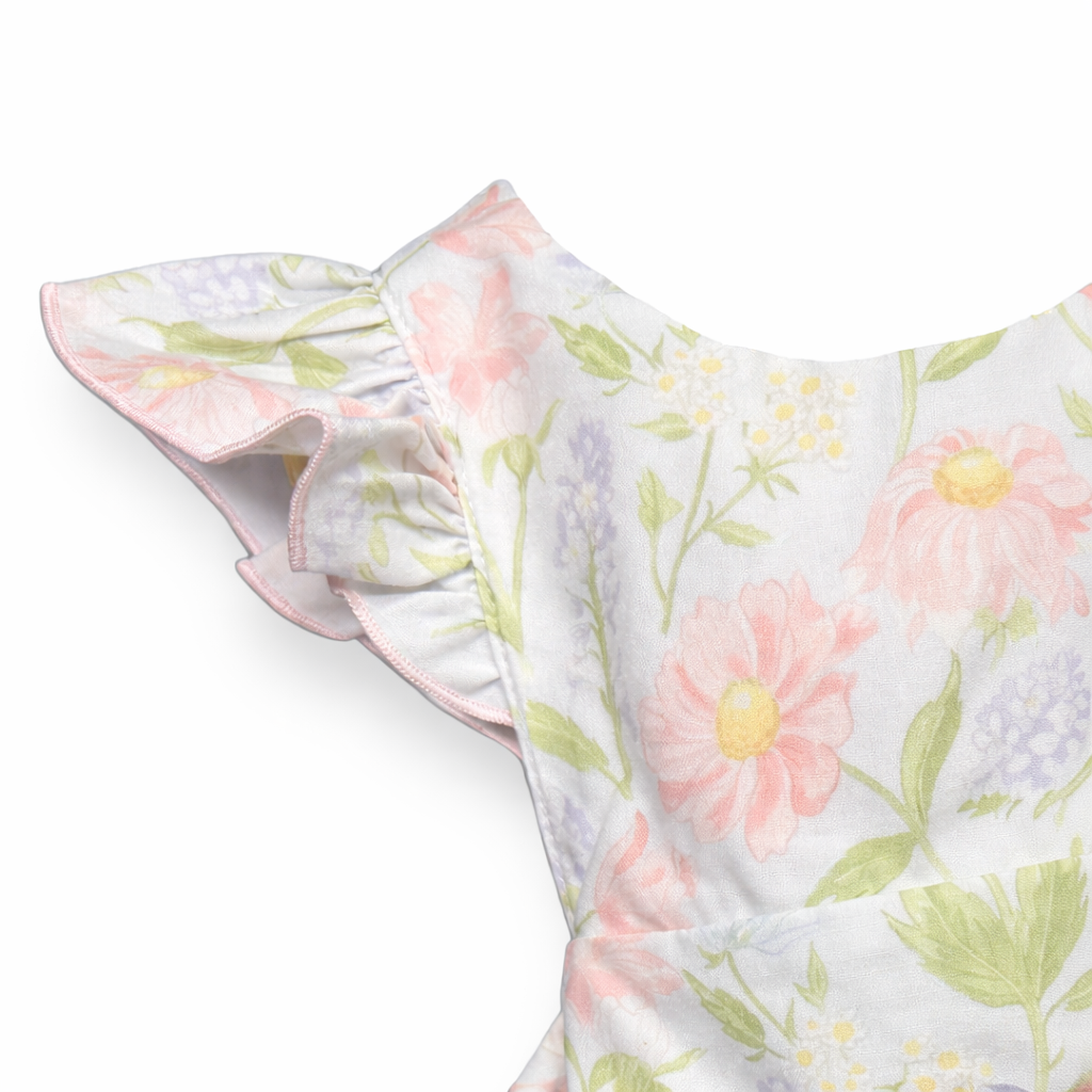 The Lilah - Bow Back Bubble Pink & Light Purple