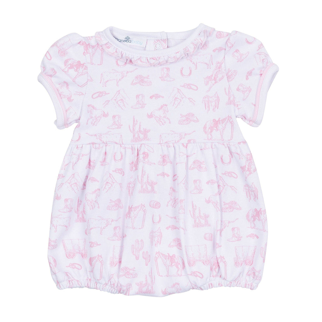 Wild West Toile Bubble - Pink