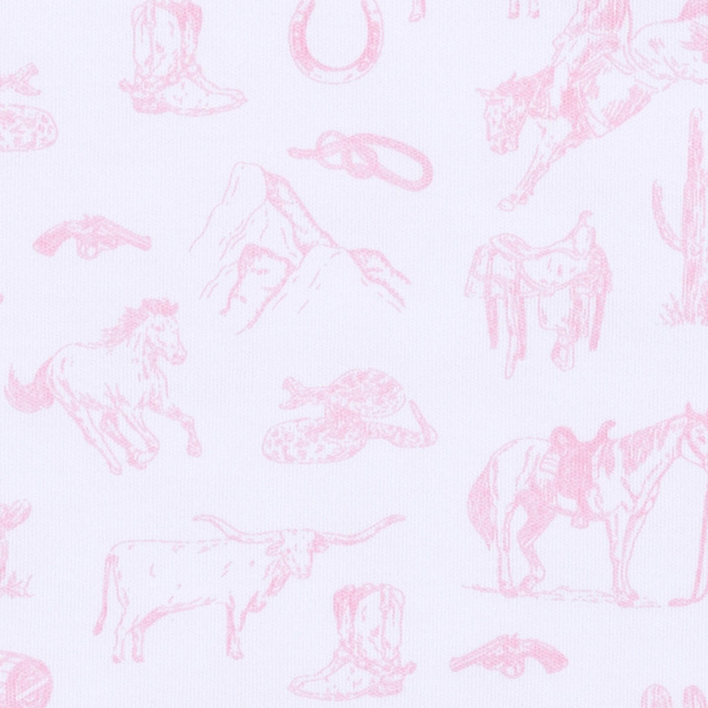 Wild West Toile Bubble - Pink