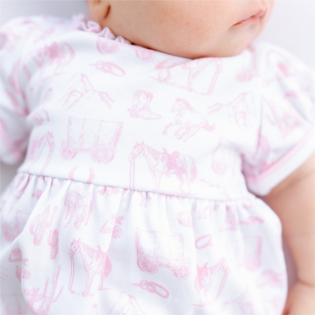 Wild West Toile Bubble - Pink