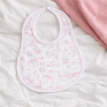 Wild West Toile Bib - Pink